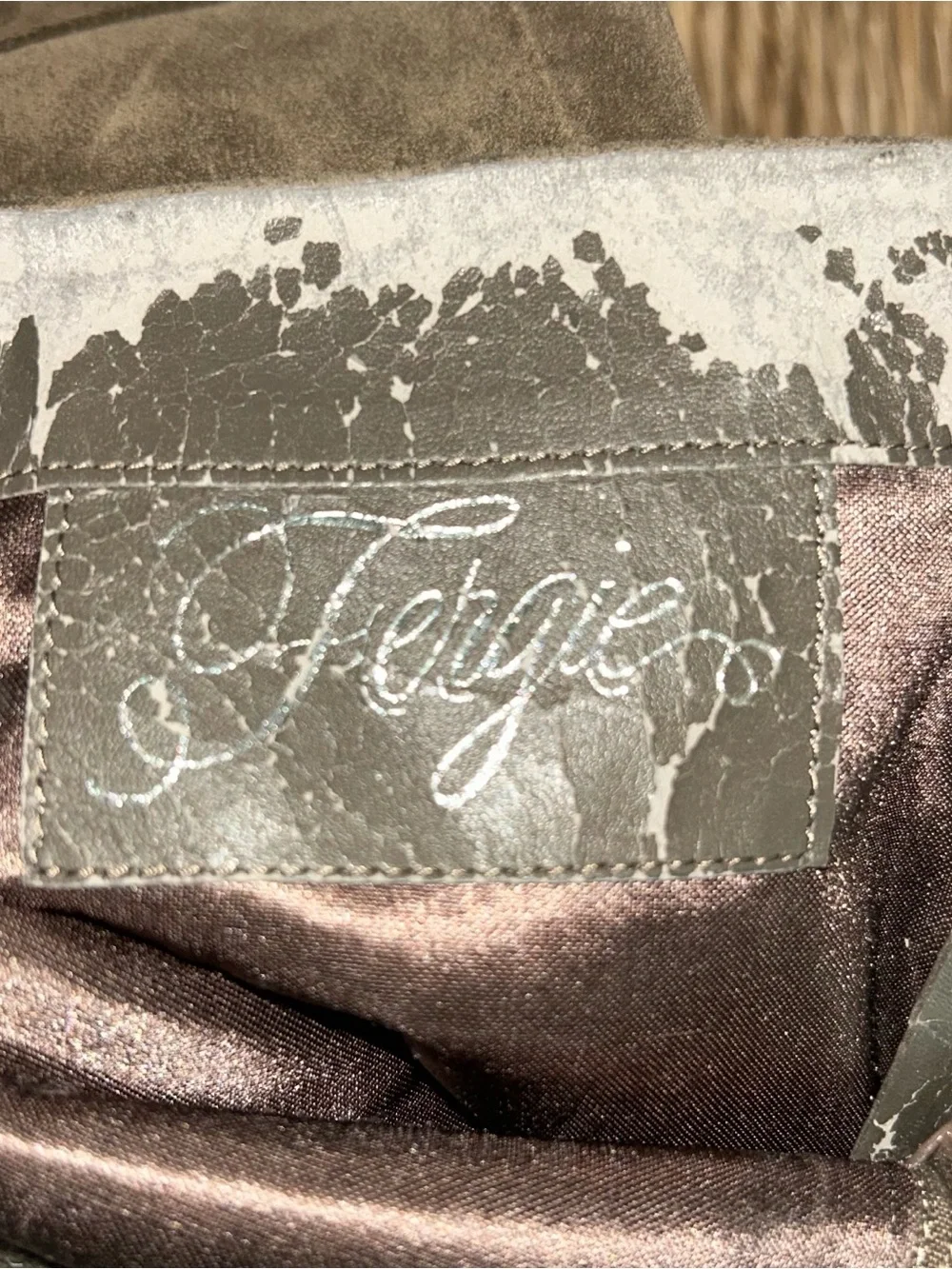 Fergie y2k Olive Green fold over Suede Over-the-Knee Wedge Boots